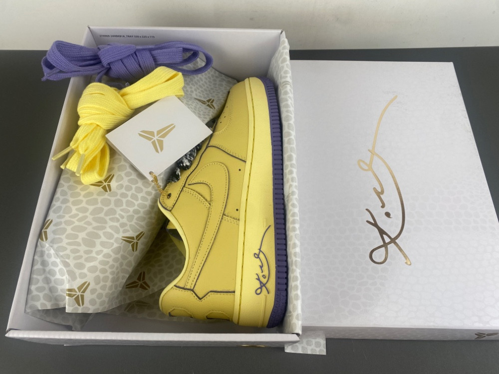 Kobe Bryant x Nike Air Force 1 Low Protro “Soft Yellow” HV9408-700