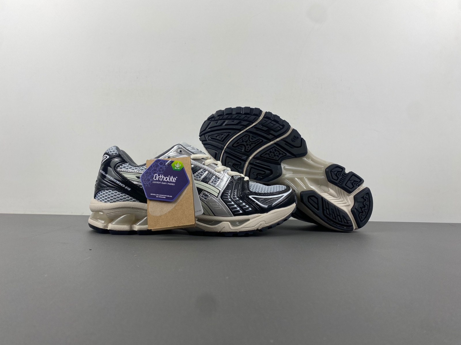 As*ic*s gel kayano 14 ''black glacier grey silver'' 1201a935 001