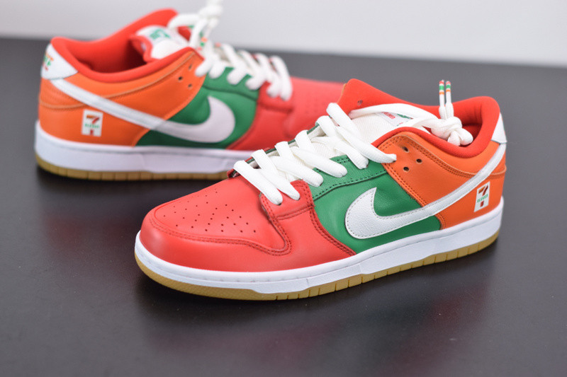 nike dunk low nike red orange green cz5130-600