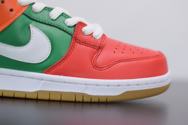 nike dunk low nike red orange green cz5130-600