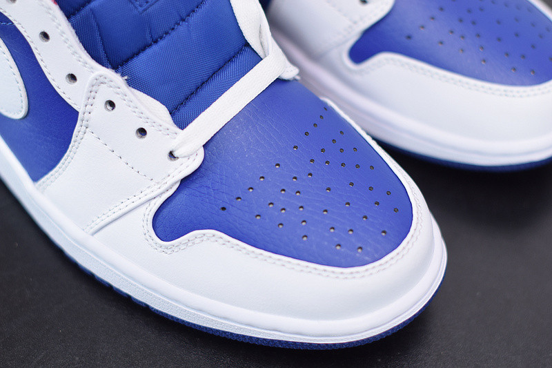 air jordan 1 mid royal blue laser orange 554724-131