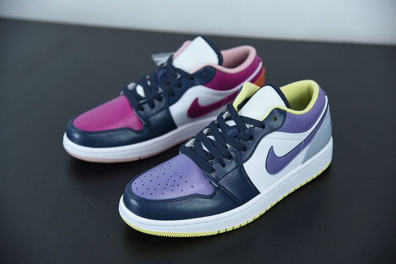 air jordan 1 low purple magenta dj4342-400