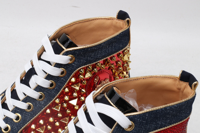 chian louin high top sneaker