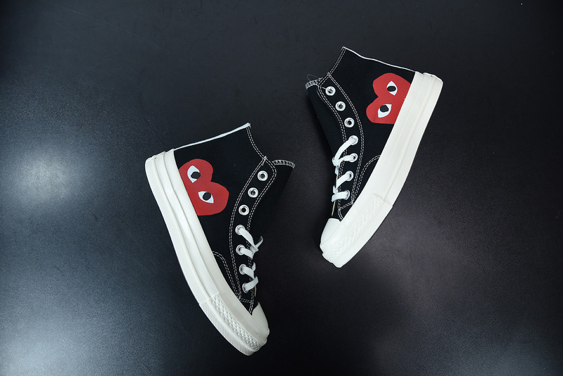 cdg play x converse
