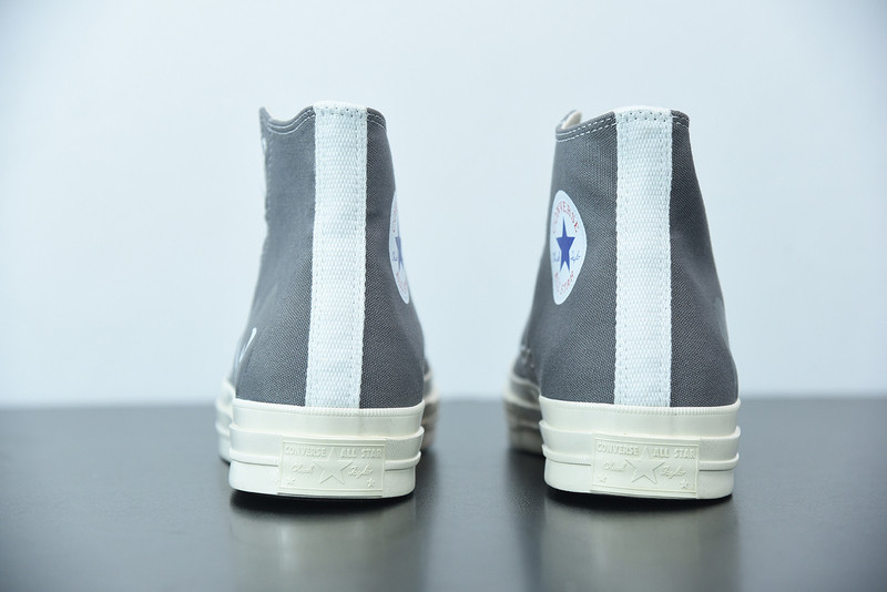cdg play x converse grey