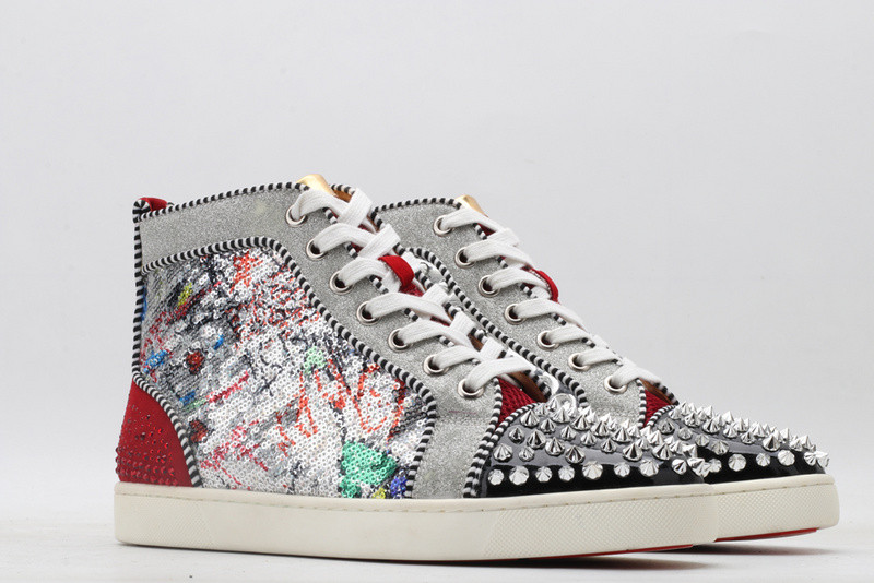 chian louin high top sneaker