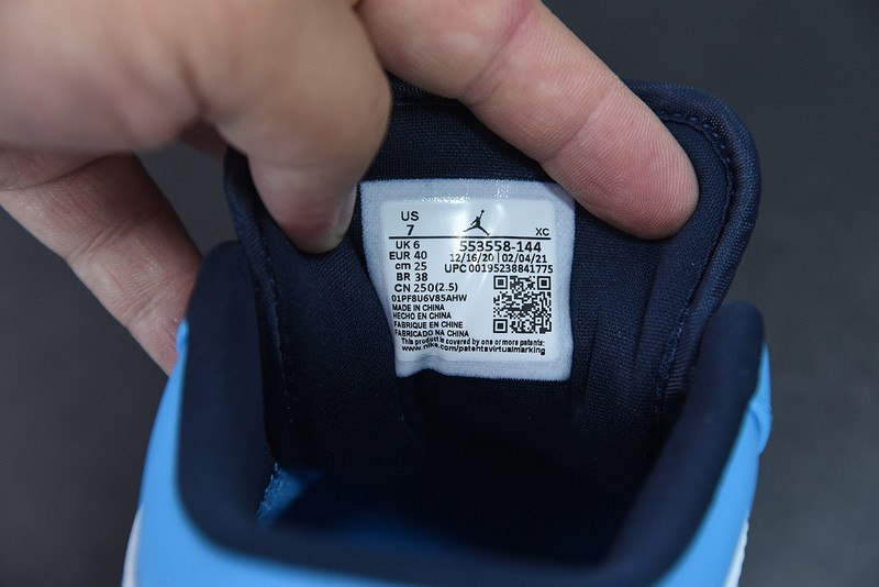 air jordan 1 low unc (2021) 553558-144