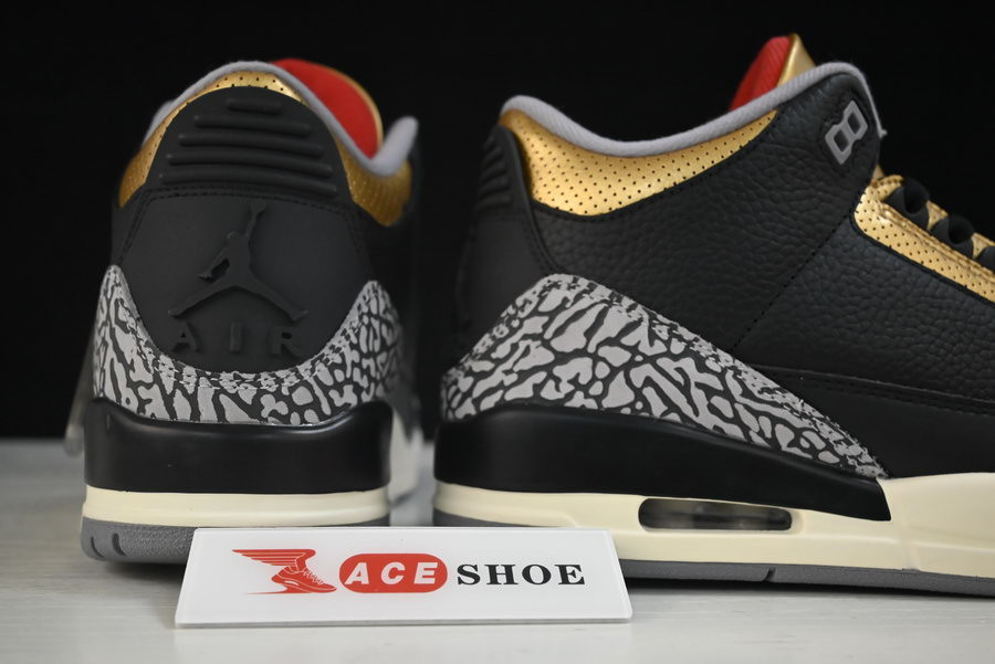 air jordan 3 “black gold” ck9246-067