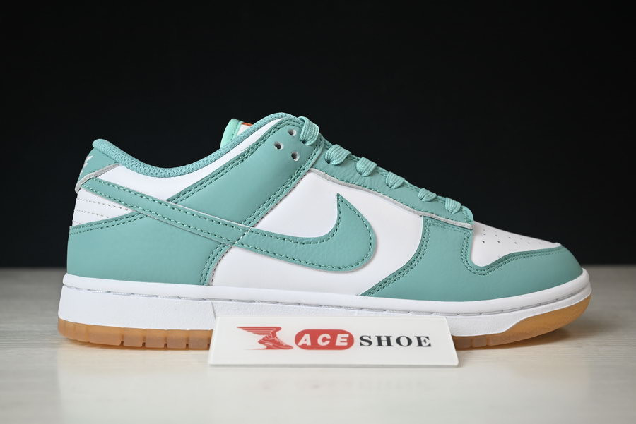 nike dunk low turquoise green orange dv2190-100