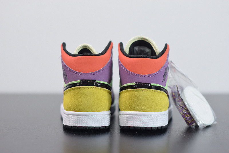 air jordan 1 mid “multicolor” cw1140-100