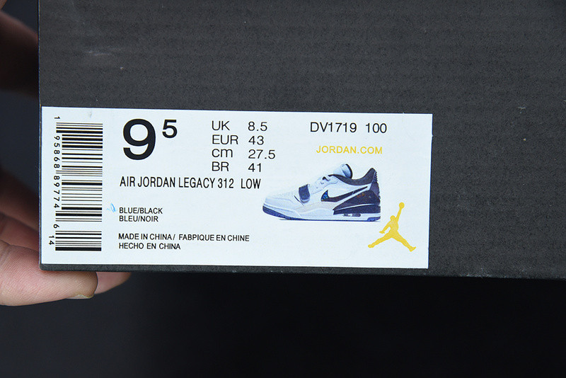 air jordan legacy 312 low 25th anniversary dv1719-100