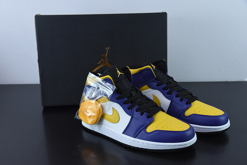 air jordan 1 mid “lakers” dq8426-517