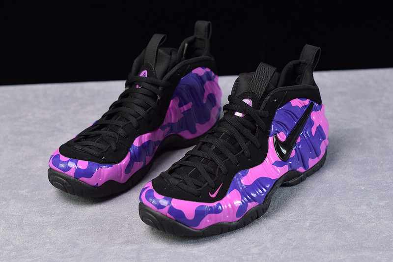 nike air foamposite pro “purple camo” 624041-012