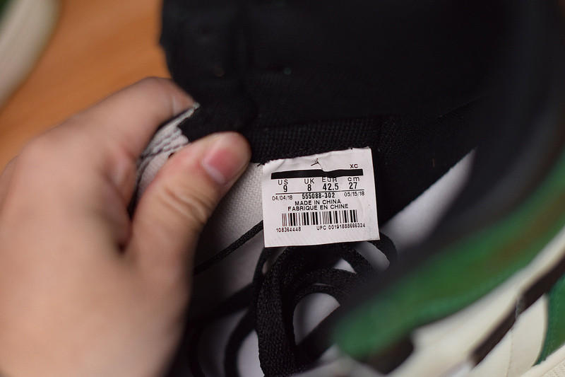 air jordan 1 retro high og "pine green" 555088-302