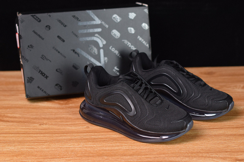 nike air max 720 black mesh ao2924-007