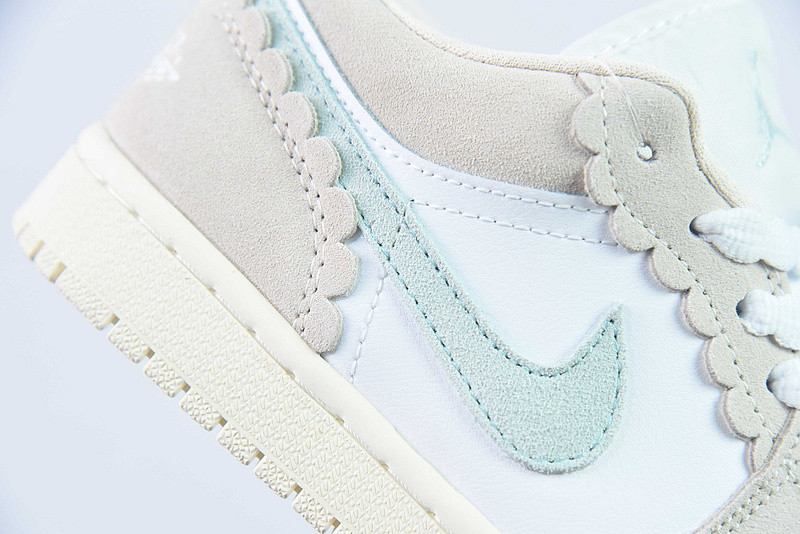 air jordan 1 low gs white pink soft blue dz5356-800