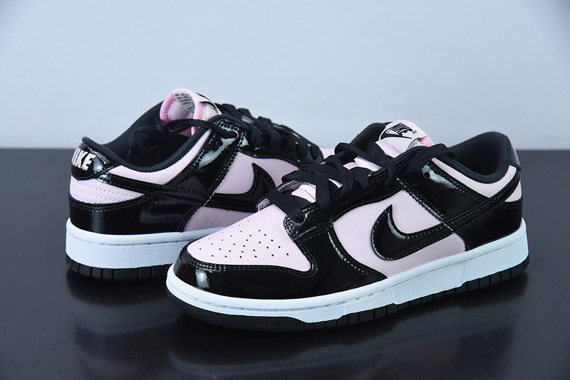 nike dunk low pink foam black (w) dj9955-600