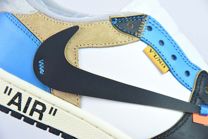 of x air jordan 1 low