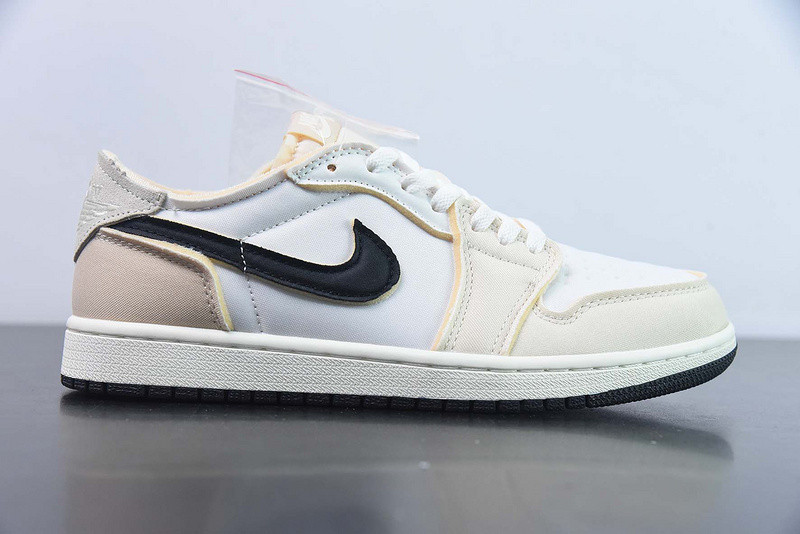 air jordan 1 low og ex "sail" dv0982-100