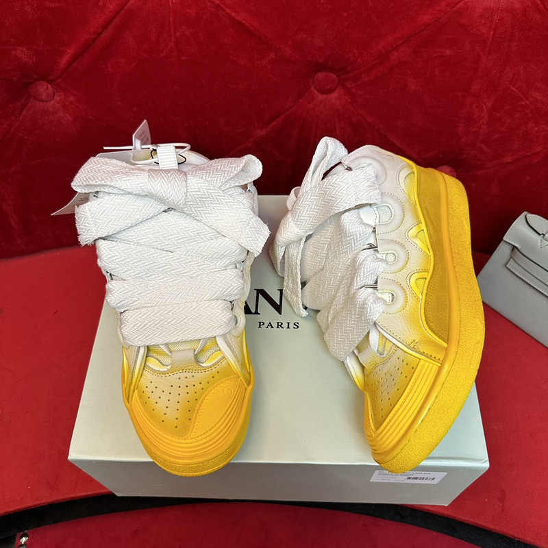 lanvin curb sneaker
