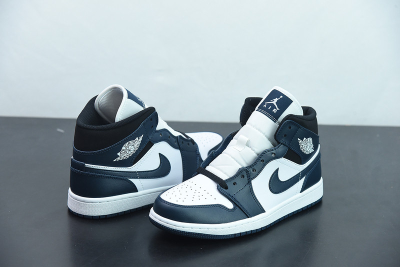 air jordan 1 mid “dark teal” 554724-411