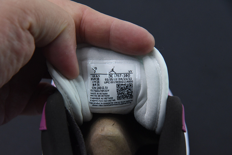 nike air jordan 1 low berry powder white black dc1767-160