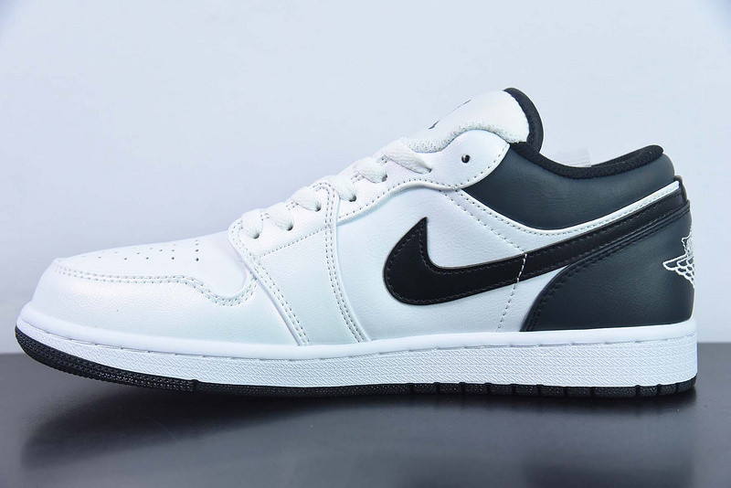air jordan 1 low white black 553560-132