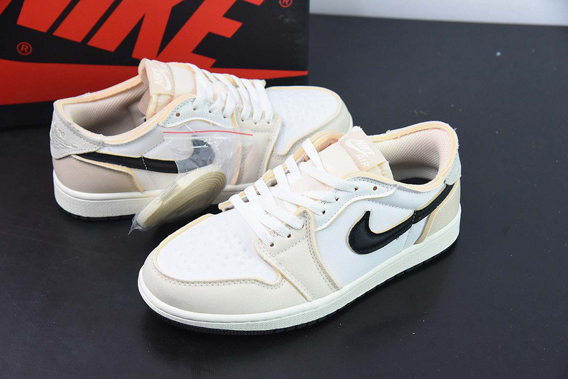 air jordan 1 low og ex "sail" dv0982-100