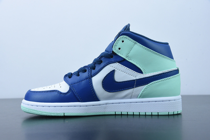 air jordan 1 mid “blue mint” 554724-413