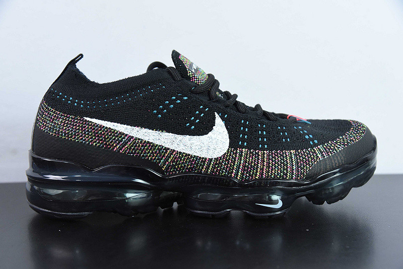nike air vapormax 2023 flyknit “black multi” dv1678-008
