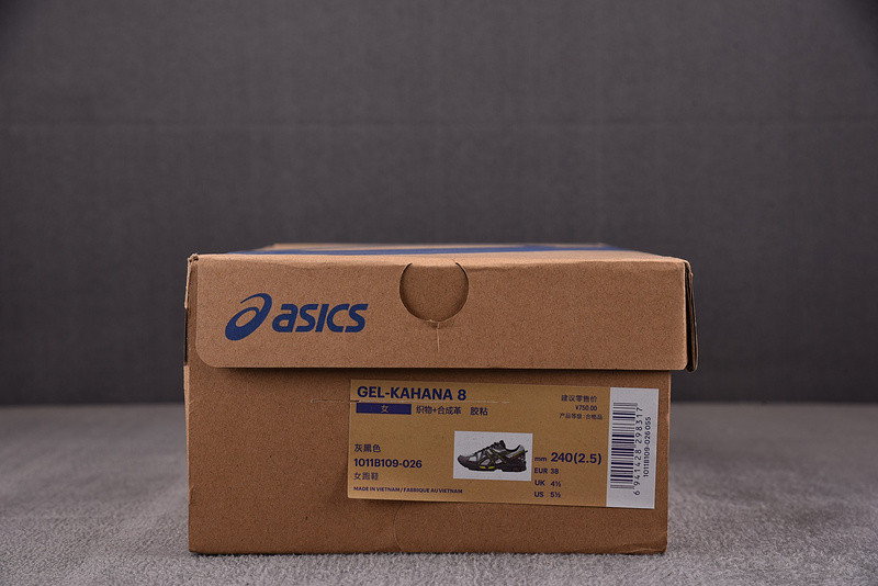 As*ic*s gel‑kahana 8 grey/black 1011b109‑026