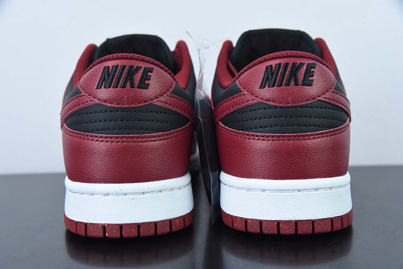 nike dunk low next nature appears in wine red and black dn1431-002