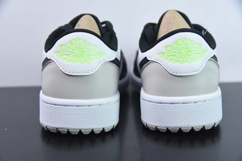 air jordan 1 low golf "black/white/volt" dd9315-108