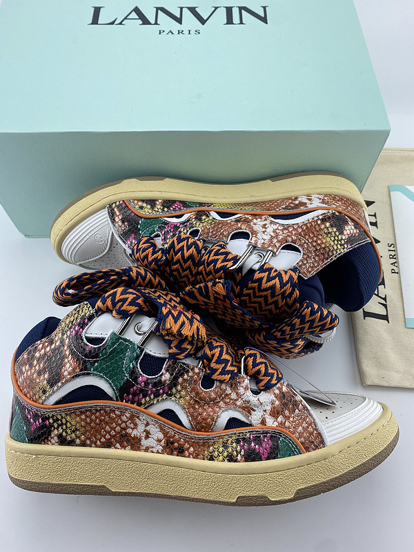lanvin curb sneaker