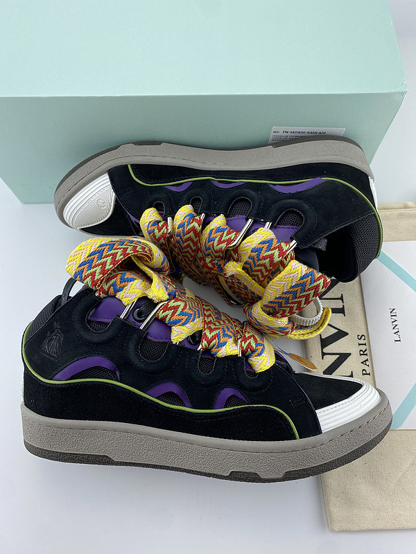 lanvin curb sneaker