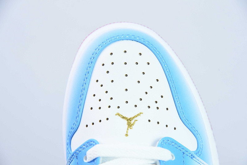 air jordan 1 low gs white university blue fn8895-141