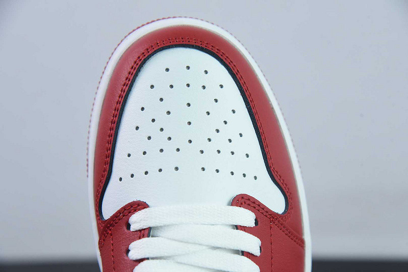 Air Jordan 1 Low Red White 553558-166