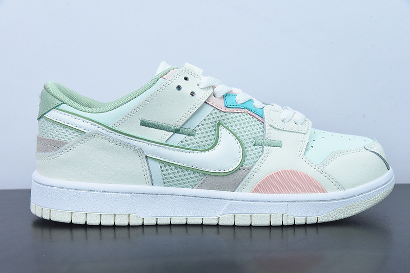 nike dunk scrap se ''grey haze oil green'' dm0802-001