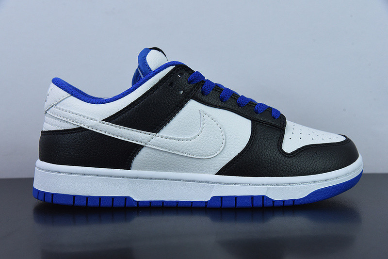nike dunk low “white/black/royal“ fd9064-110