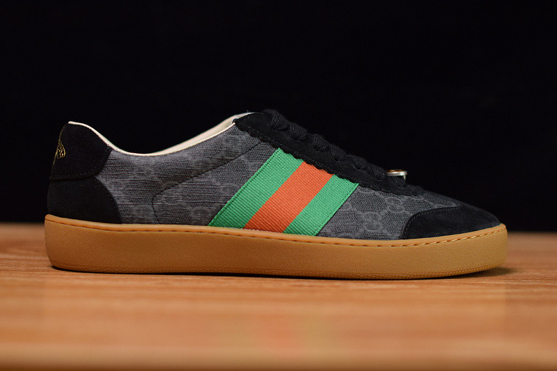 g*u*i jbg leather and suede