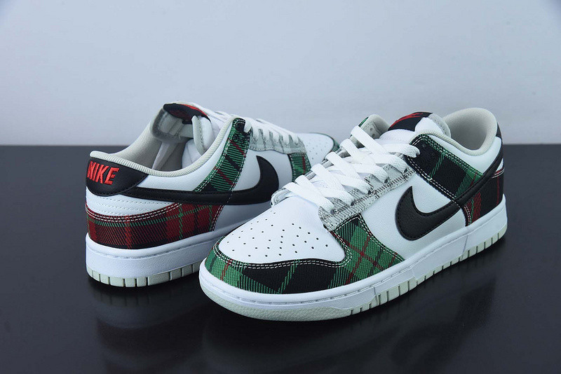 nike dunk low “plaid” dv0827-100