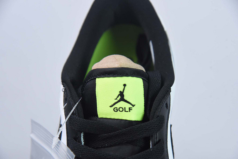 air jordan 1 low golf "black/white/volt" dd9315-108