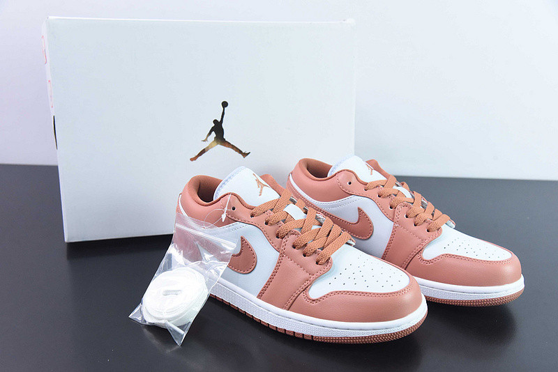 air jordan 1 low "pink salmon" dc0774-080