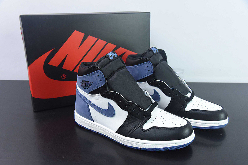 air jordan 1 retro high og "blue moon" 555088-115
