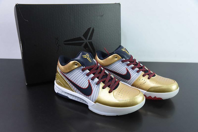 nike kobe 4 protro gold medal fq3544-100