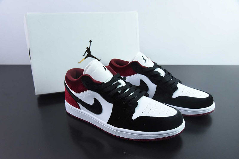 Air Jordan 1 Low SE Velvet Black Gym Red FZ3242-001