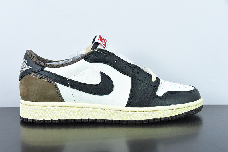 travis scott x air jordan 1 low dark mocha black cq4277-105