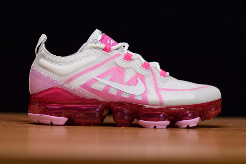nike air vapormax 2019 summit white pink rise (w) ar6632-105