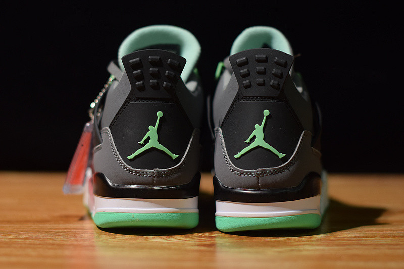 air jordan 4 retro "green glow" 308497-033