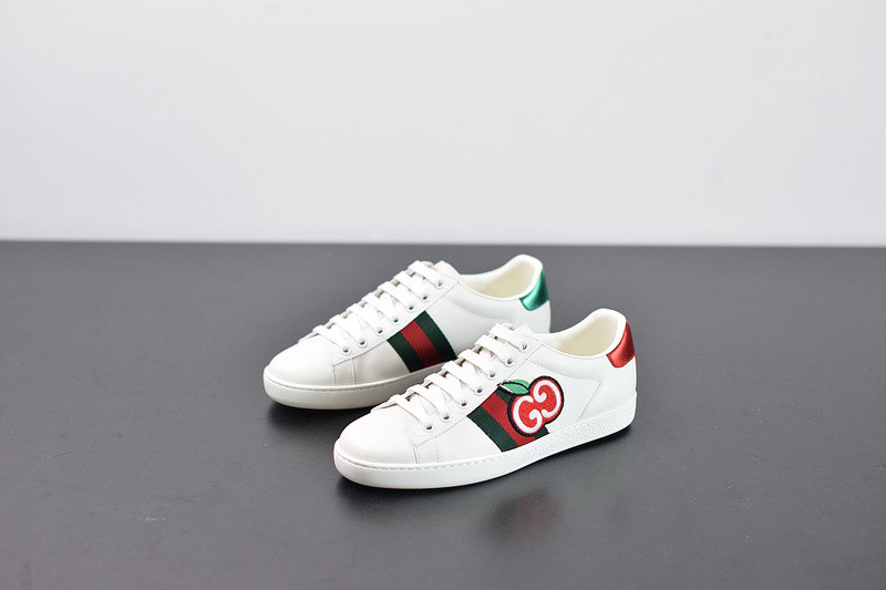 g*u*i ace embroidered low-top sneaker